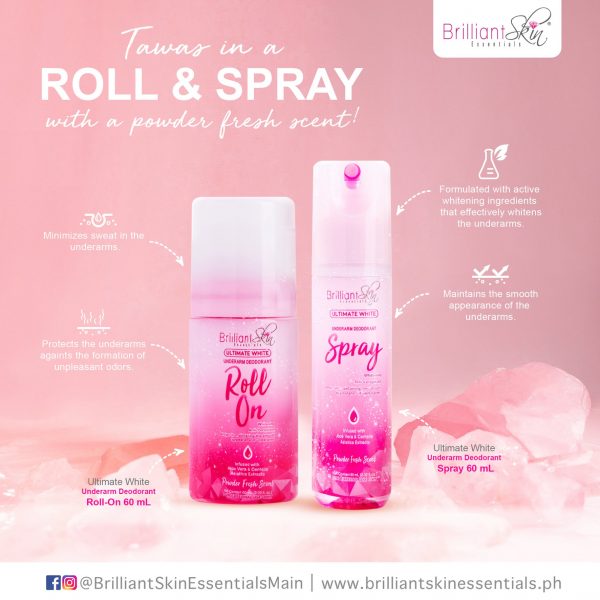 ROLL & SPRAY that you can use everyday! - Brilliant Skin Essentials Inc.