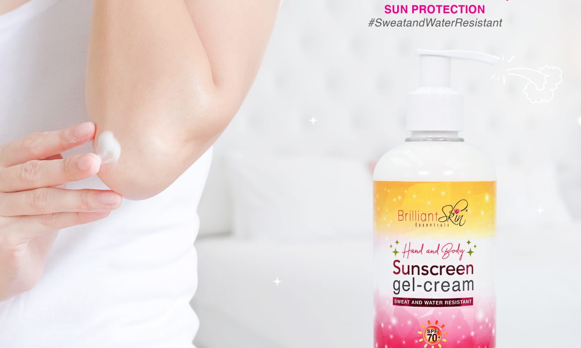 hand and body sunscreen gel-cream